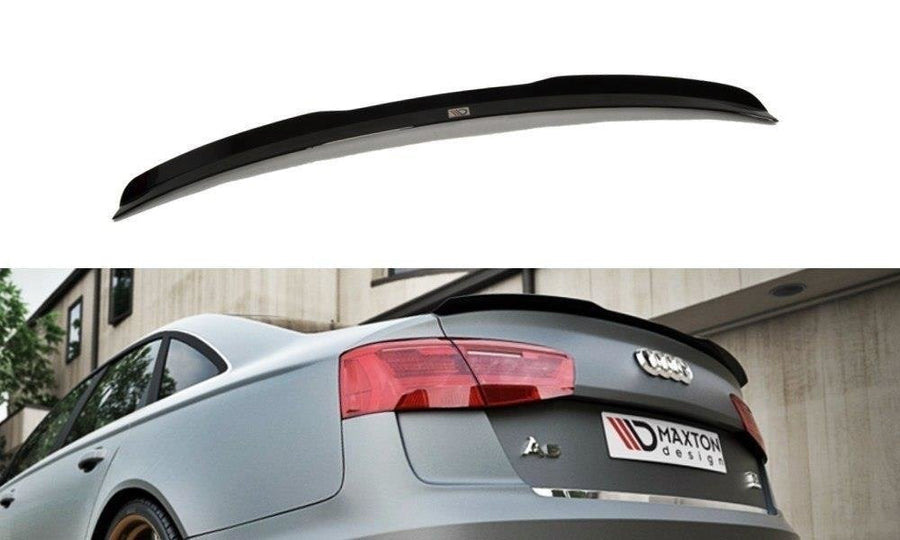 Maxton Design AU-A6-C7-SLINE-CAP1T Spoiler Cap Audi A6 / A6 S-Line C7 / C7 FL Sedan | ML Performance US Car Parts