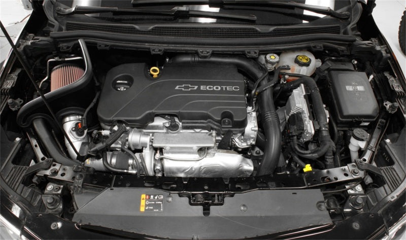 K&N Engineering K&N 17-18 Chevy Cruze 1.4L Turbo Silver Typhoon Short Ram Intake