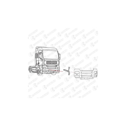 Covind XXL/ 98 Mounting Bracket, Bumper