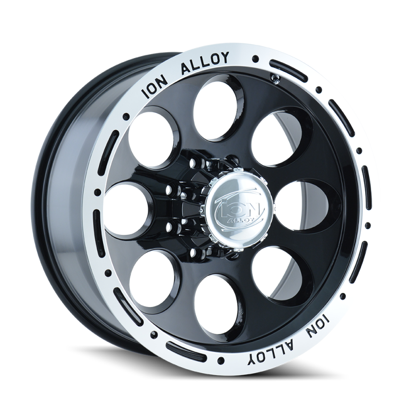 ION Wheels ION Type 174 15x8 / 5x114.3 BP / -27mm Offset / 83.82mm Hub Black/Machined Wheel