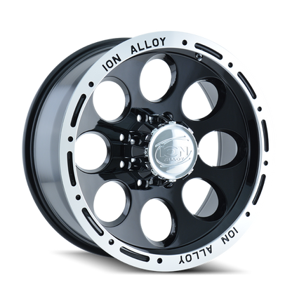 ION Wheels ION Type 174 16x8 / 5x135 BP / -5mm Offset / 87mm Hub Black/Machined Wheel