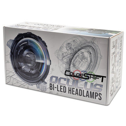 ORACLE Lighting Oracle Oculus Bi-LED Projector Headlights for Jeep JL/Gladiator JT - ColorSHIFT