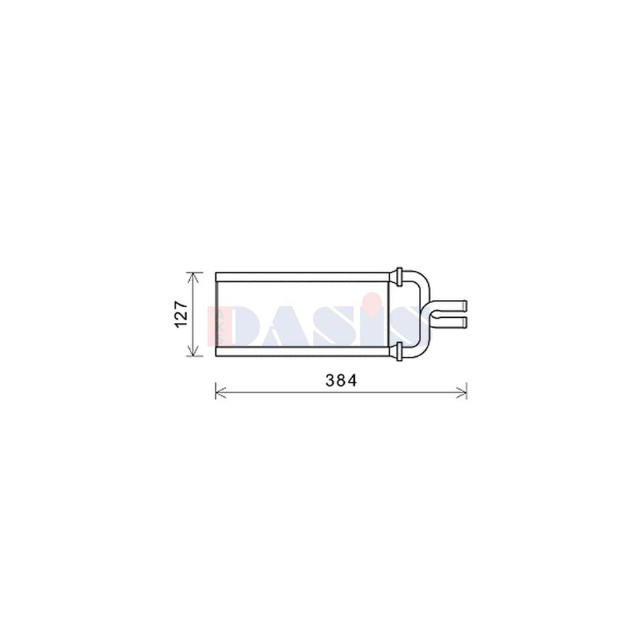 AKS Dasis 109000N Heater Matrix for Honda S2000 (Ap)