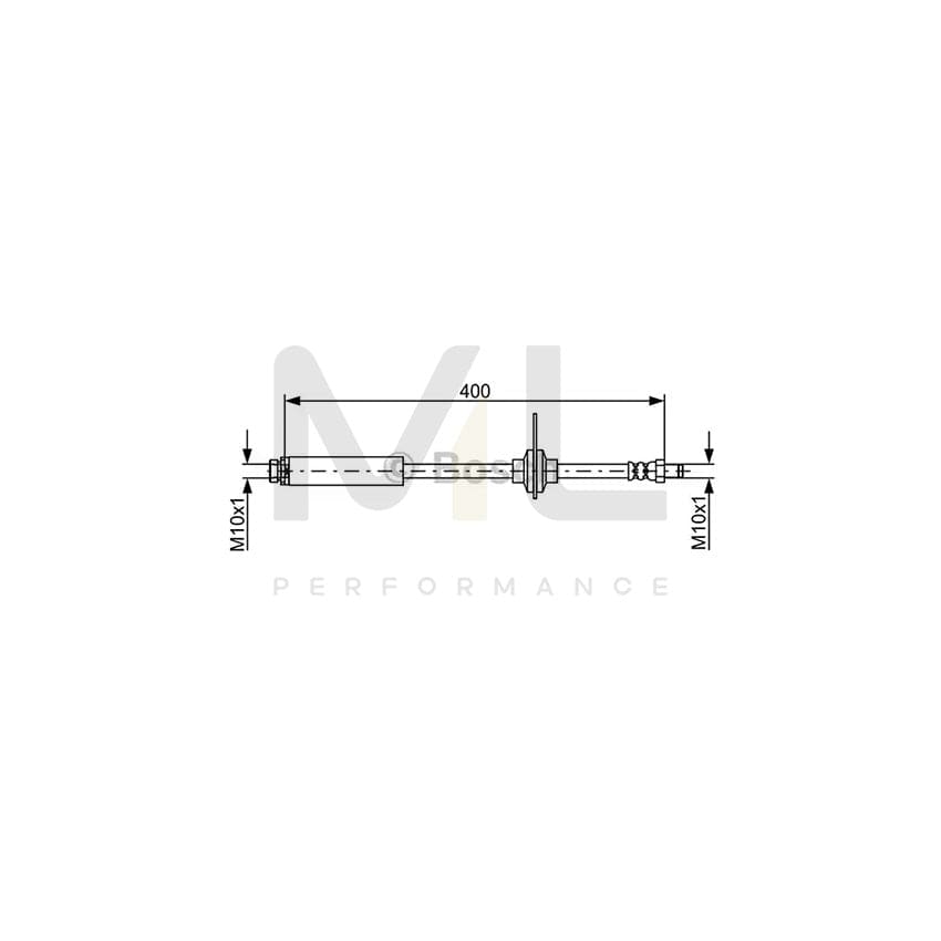 BOSCH 1 987 481 944 Brake Hose for FORD FOCUS 400mm | ML Performance Car Parts