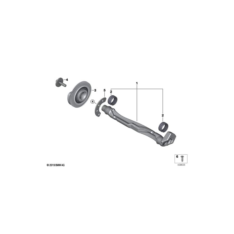 Genuine BMW 11118602492 F22 F46 F45 Countersunk Head Screw M6X16 - MK (Inc. X1 18i, One & Cooper SE ALL4) | ML Performance UK Car Parts
