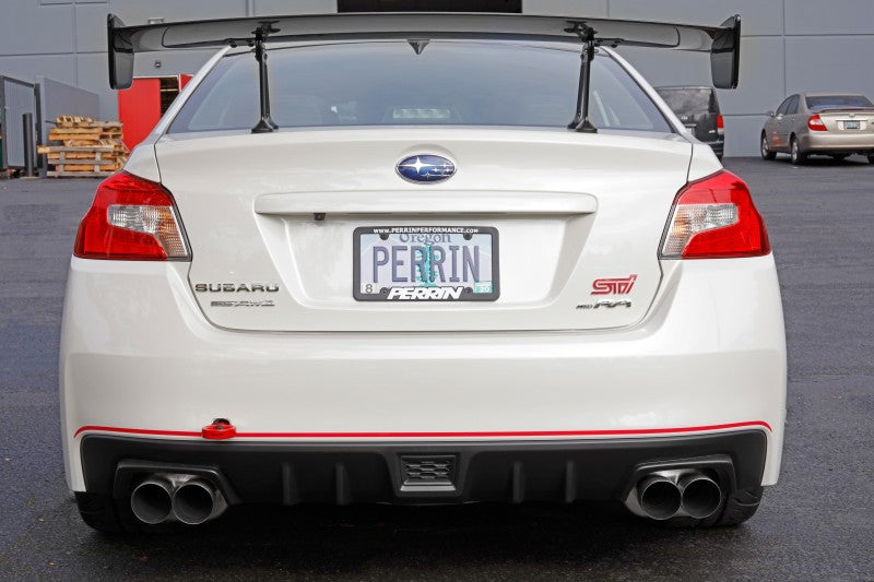 Perrin Performance PERRIN 15-21 Subaru WRX/STI / 24-26 Crosstrek / 25-26 Forester Tow Hook Kit (Rear) -  Red