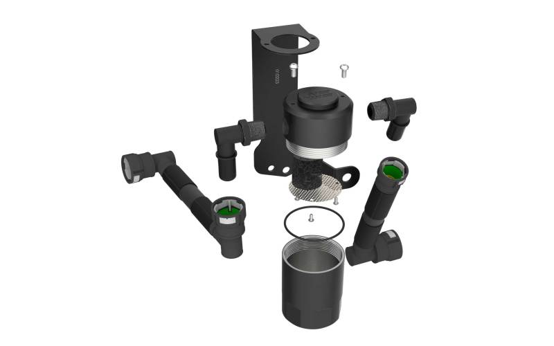 K&N Engineering K&N 15-23 Dodge Challenger 6.2L V8 / 15-23 Dodge Charger 6.2L V8 Oil Catch Can