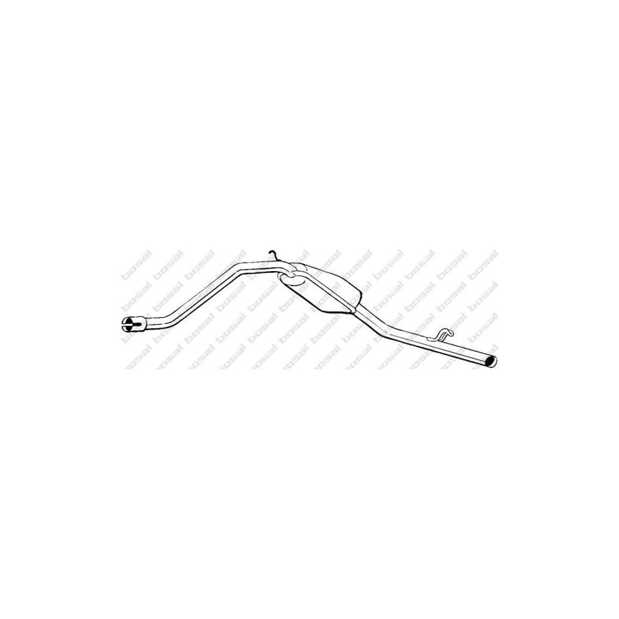 Bosal 277-173 Rear Silencer for Volvo 66