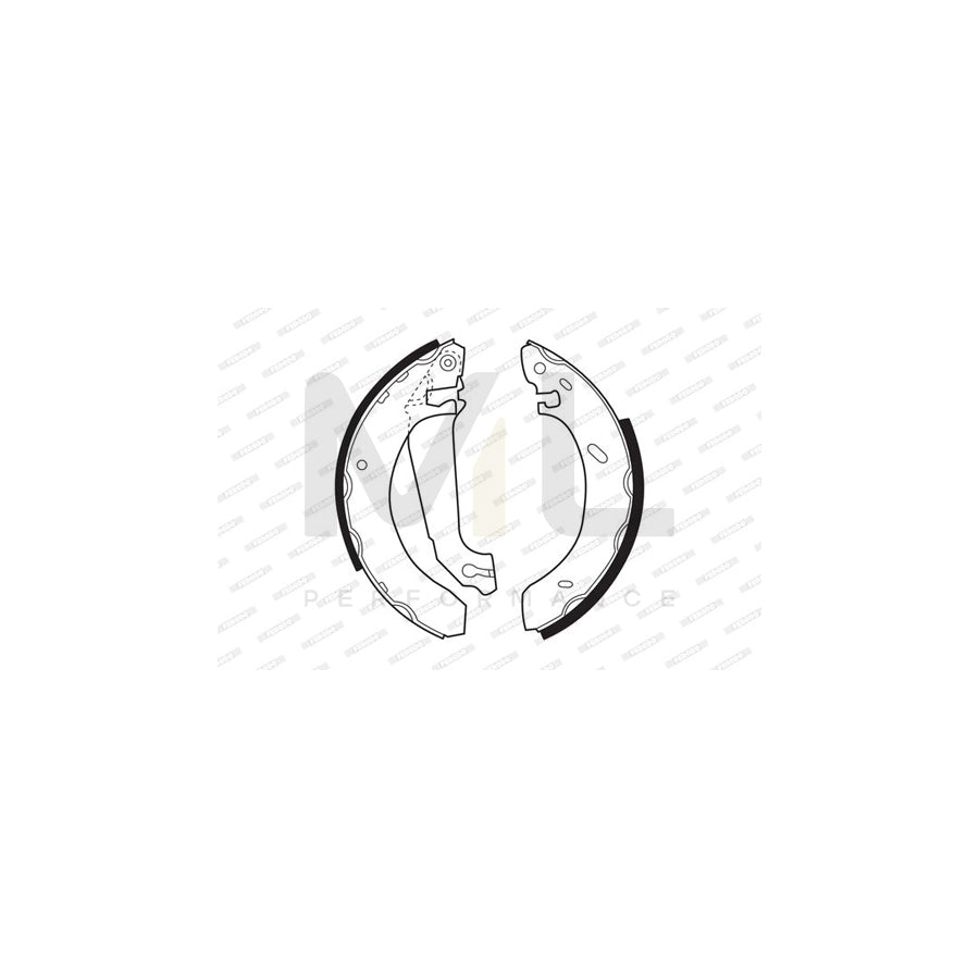 FERODO PREMIER FSB296 Brake Shoe Set | ML Performance Car Parts