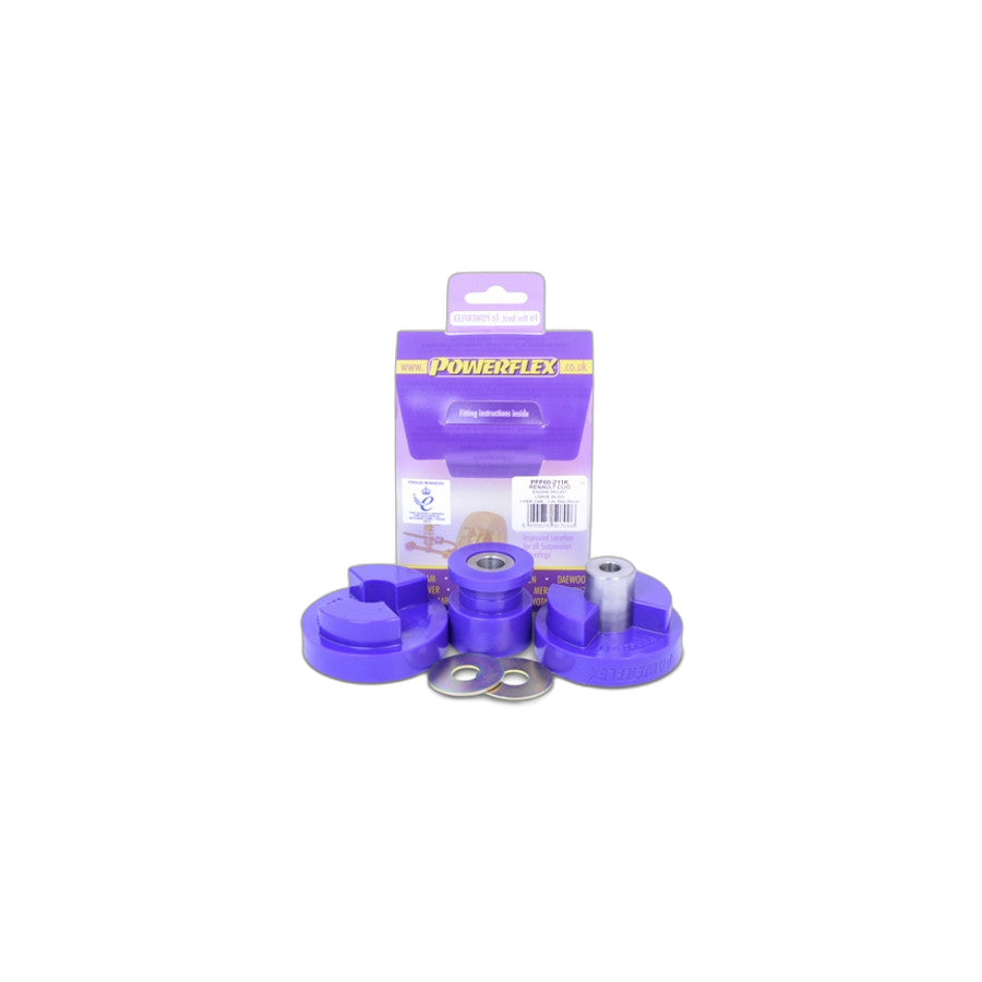 Powerflex PFF60-211K Renault Clio II Dog Bone (Twisted) Engine Mount Bush Kit | ML Performance UK Car Parts