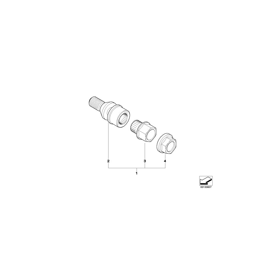 Genuine BMW 36136752592 E67 E53 Covering Cap SW19mm (Inc. 745LiS) | ML Performance US Car Parts
