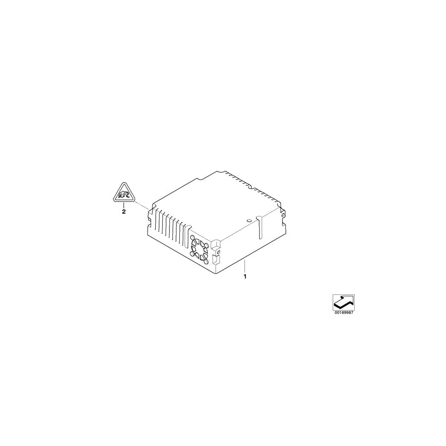 Genuine BMW Mini 61136905196 E70 E91 E92 Covering Cap (Inc. X6 50iX, X5 35iX & 750i) | ML Performance US Car Parts