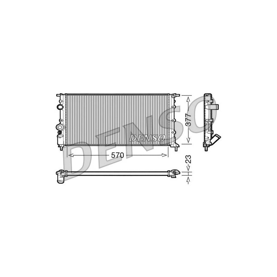 DENSO DRM23054 Engine Radiator