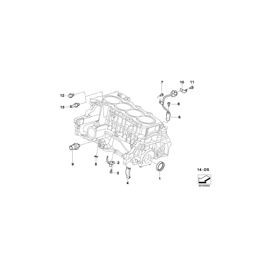 Genuine BMW 11427791848 R50 Screw M6X12 (Inc. One D) | ML Performance US Car Parts