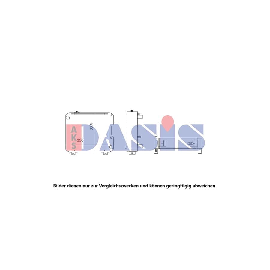 AKS Dasis 440715N Engine Radiator