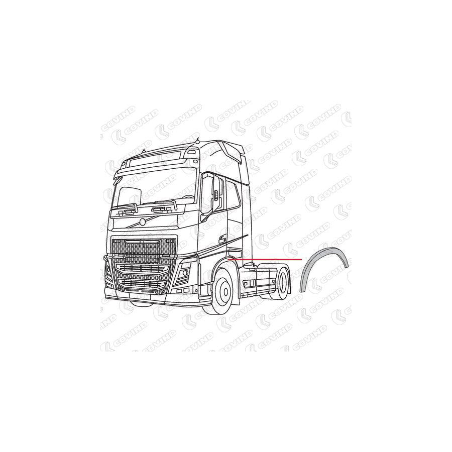 Covind 4Fh/203 Fender Flare
