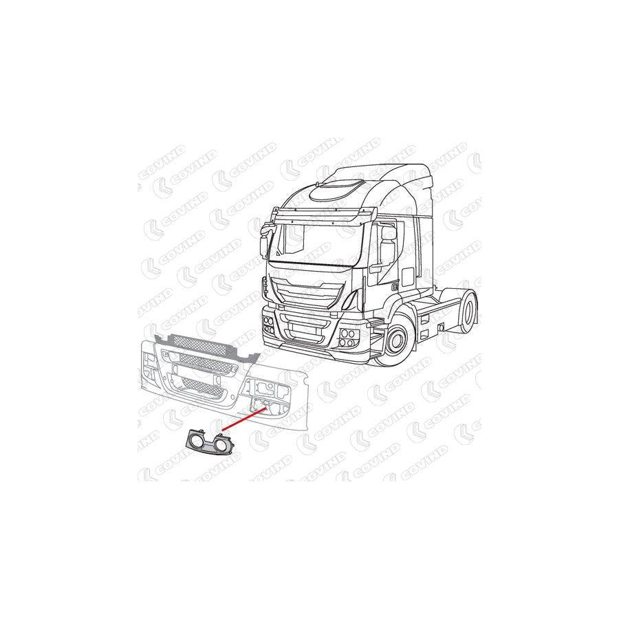Covind 580/ 89 Holder, Fog Light