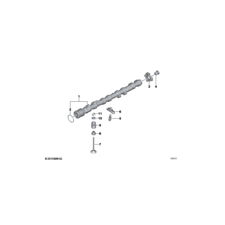 Genuine BMW 11347503738 E70 E67 E61 Exhaust Valve D=29,0/5,90mm (Inc. X5 4.4i, 550i & 745Li) | ML Performance UK Car Parts