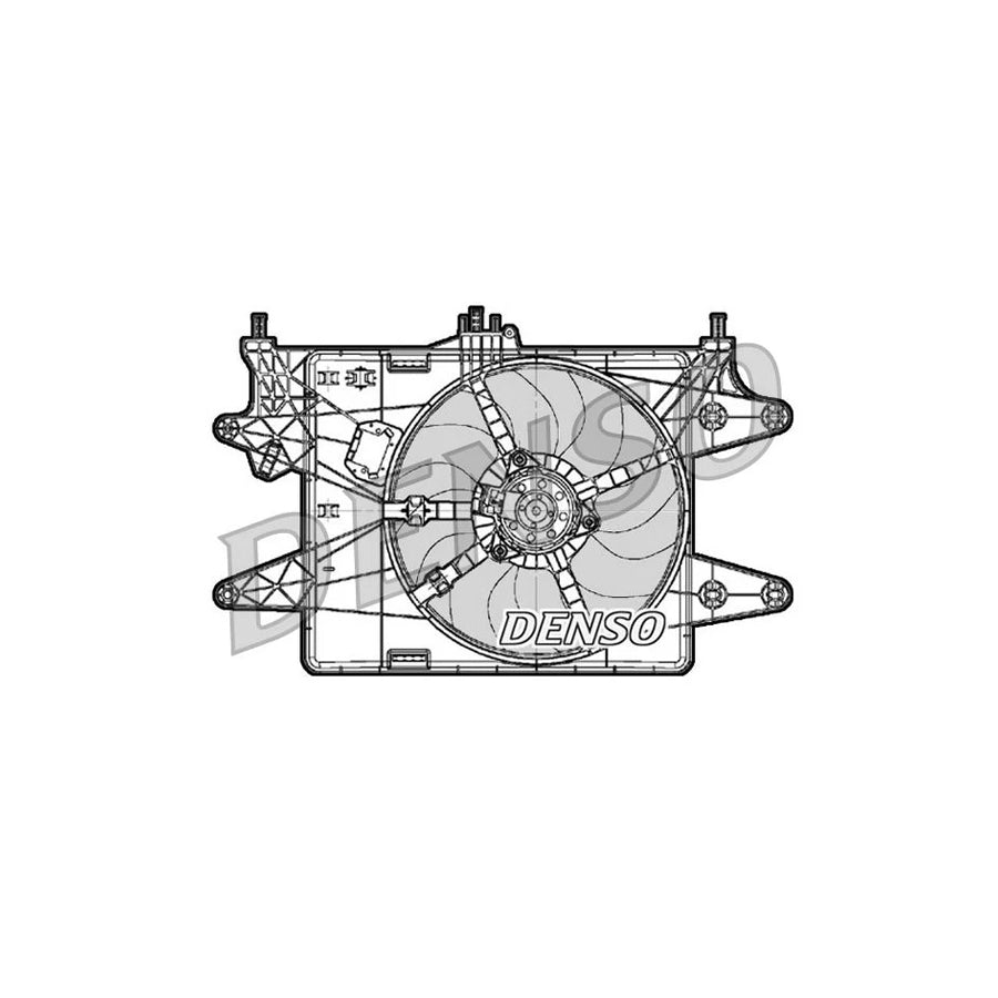 DENSO DER09083 Fan, Radiator for Fiat Doblo