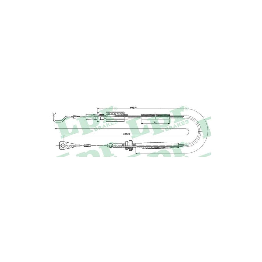 LPR C0030A Throttle Cable for VW TRANSPORTER