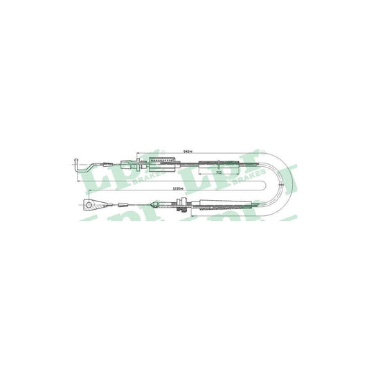 LPR C0030A Throttle Cable for VW TRANSPORTER