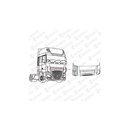 Covind Xf6/160 Air Deflector, Driver Cab