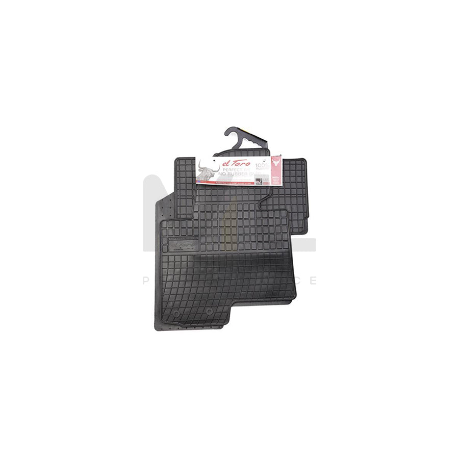 FROGUM Tailored 0422 Floor mat set Elastomer, Front and Rear, Quantity: 4, Black, (LHD)