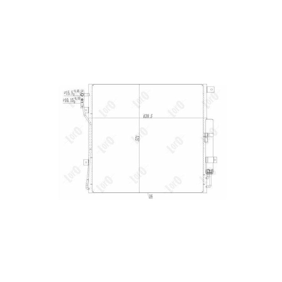 Abakus 0270160010 Air Conditioning Condenser