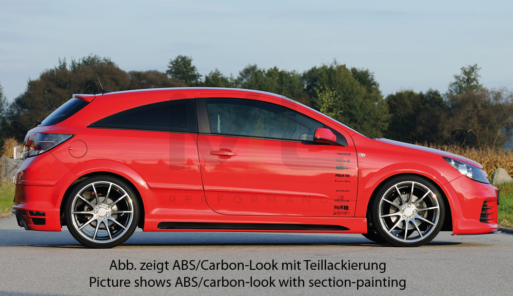 Rieger 00099318 Opel Astra H Side Skirt (GTC & Twin-Top) 2 | ML Performance UK Car Parts