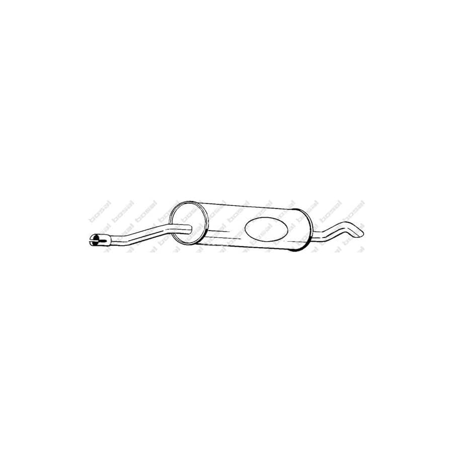 Bosal 247-927 Rear Silencer for BMW 5 Saloon (E28)