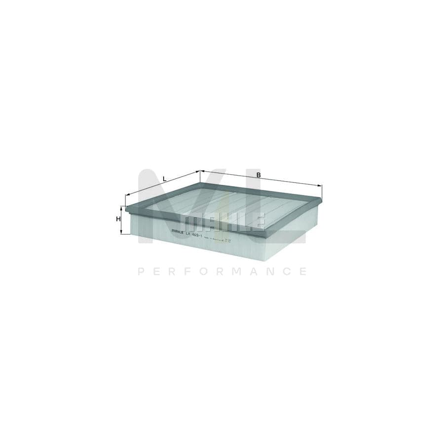 MAHLE ORIGINAL LX 469/1 Air Filter Filter Insert | ML Performance Car Parts