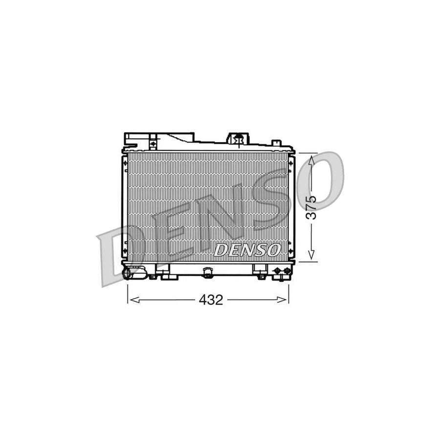 DENSO DRM05034 Engine Radiator for BMW 3 Series