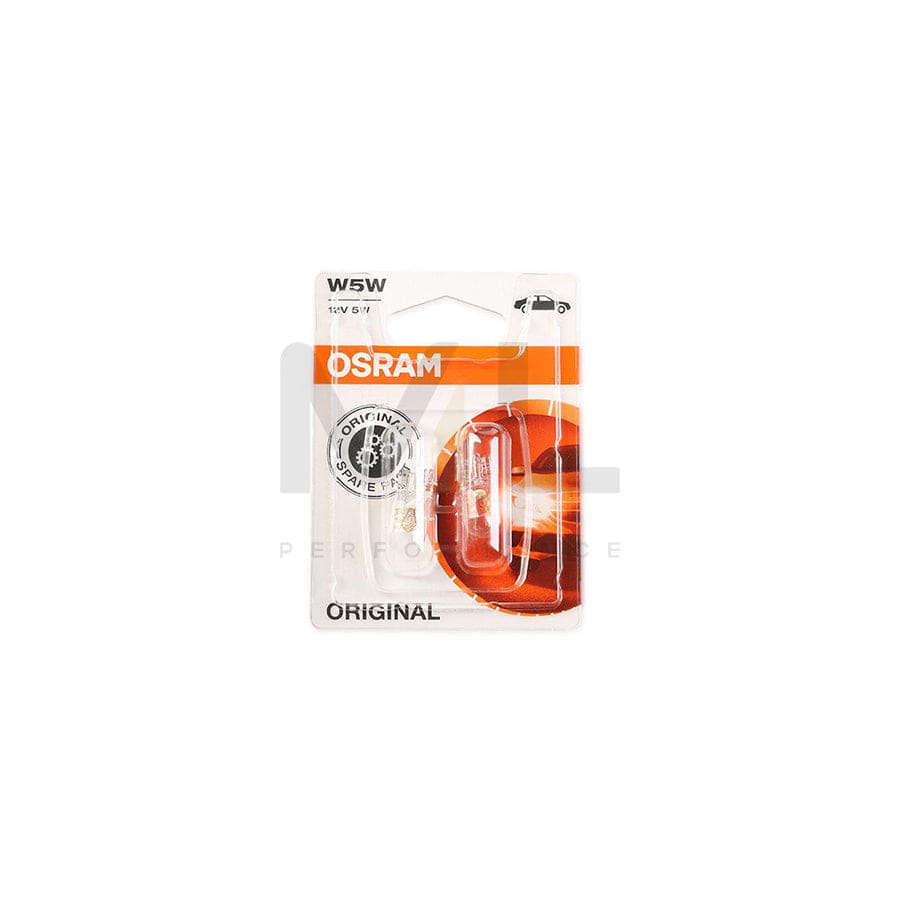 OSRAM ORIGINAL 2825-02B Bulb, indicator 12V 5W, W5W, W2,1x9,5d