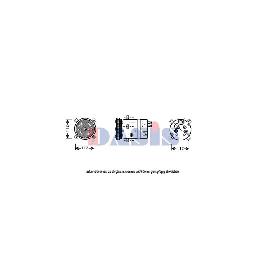AKS Dasis 850706N Compressor, Air Conditioning