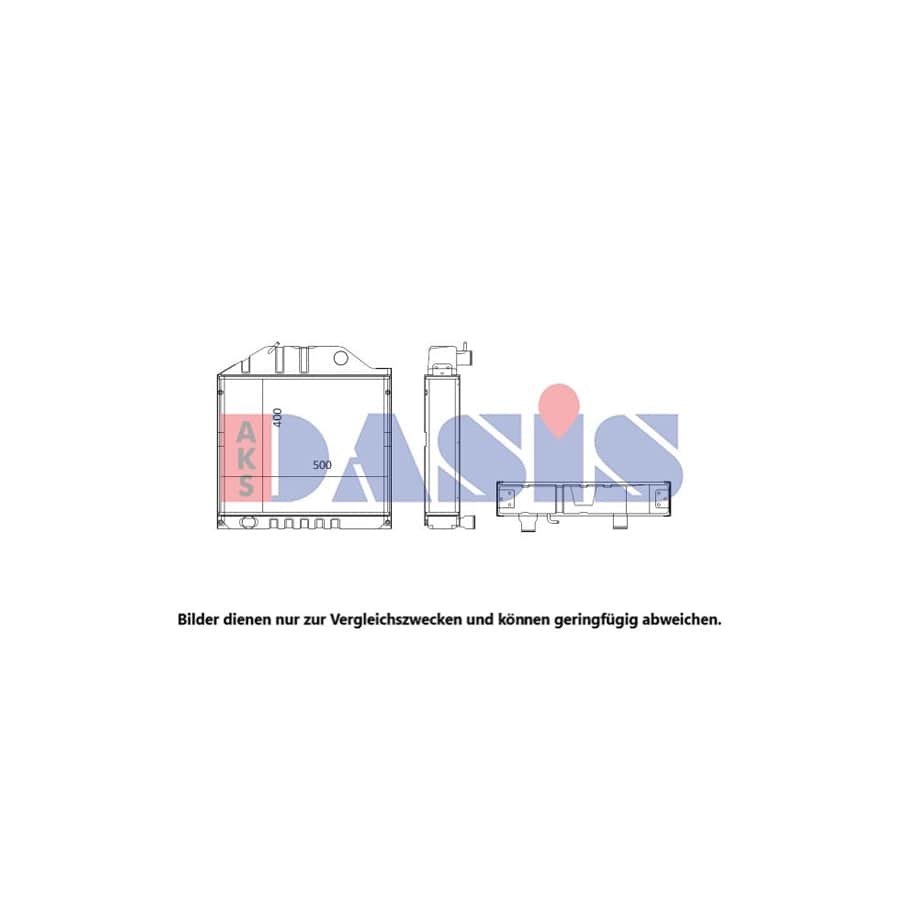 AKS Dasis 440717N Engine Radiator