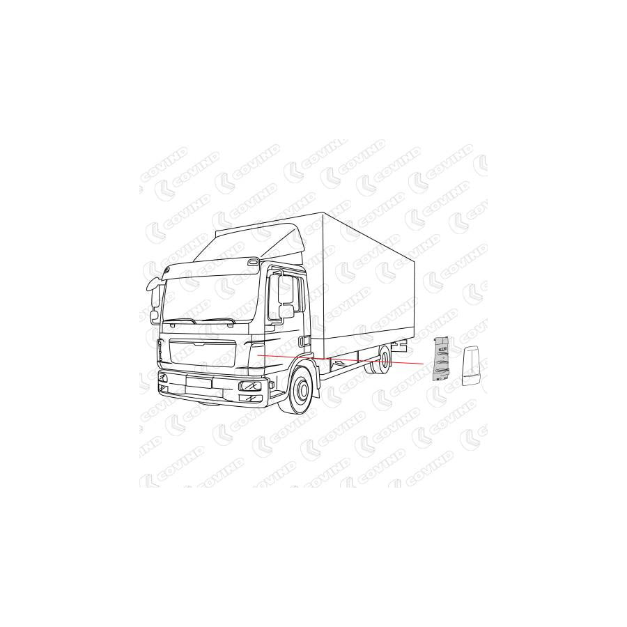 Covind Tgl/161 Wind Deflector