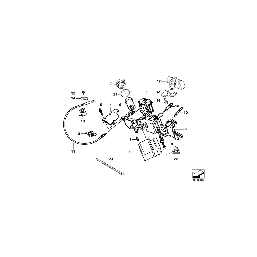 Genuine BMW 61136782253 E38 E53 E85 Torx Screw M6X20 (Inc. 528i, 535i & 728iL) | ML Performance US Car Parts