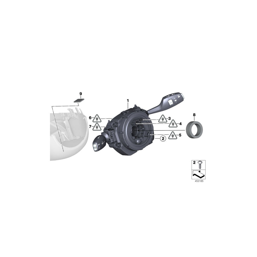 Genuine BMW Mini 07129908720 G32 G11 M Screw KS-TS5X20-F-ZNS (Inc. X1 20iX, X6 40i & Z4 30i) | ML Performance US Car Parts