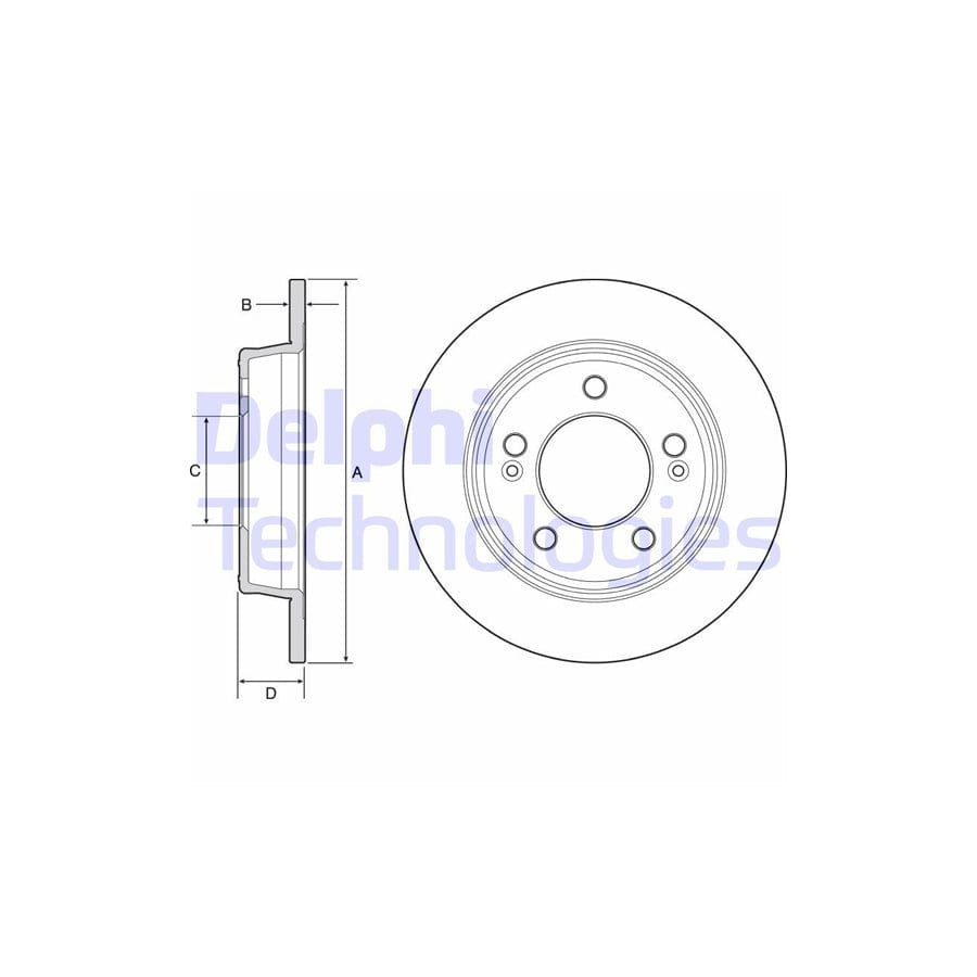 Delphi Bg4559C Brake Disc