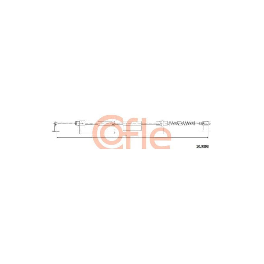 Cofle 10.9893 Hand Brake Cable
