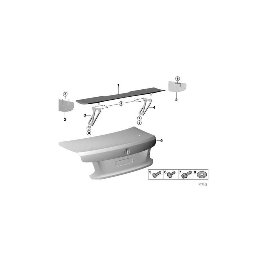 Genuine BMW 41008427217 Washer M8 200HV (Inc. M235i Racing) | ML Performance US Car Parts