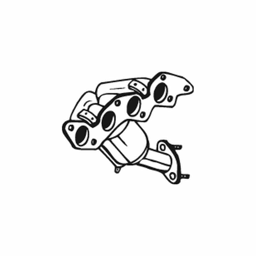 Bosal 090-573 Catalytic Converter for Mazda MX-5 III (Nc)