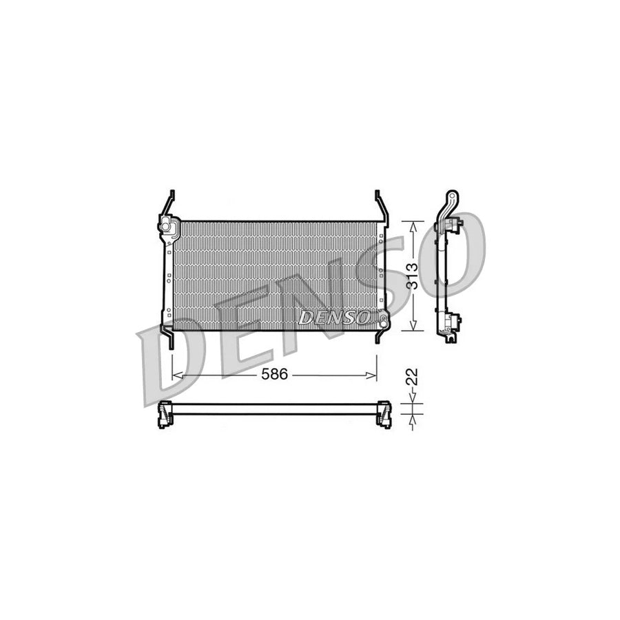 DENSO DCN09013 Air Conditioning Condenser