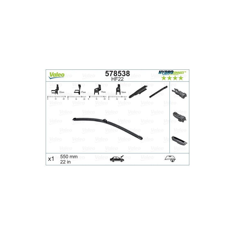 Valeo 578538 Wiper Blade | ML Performance US Car Parts