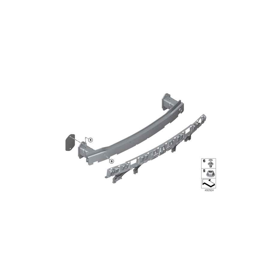Genuine BMW 51127436845 G29 Adapter For Support Rear (Inc. Z4) | ML Performance US Car Parts