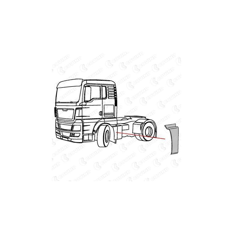 Covind Tgx/307 Fender Flare