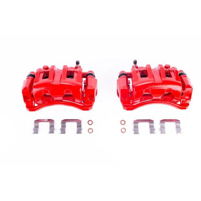 PowerStop Power Stop 07-12 Hyundai Veracruz Front Red Calipers w/Brackets - Pair