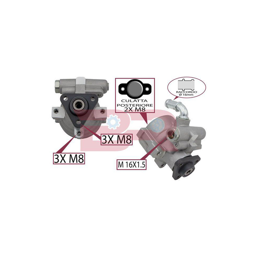 Botto Ricambi Brst4868 Power Steering Pump