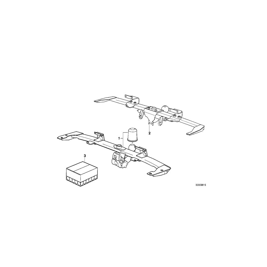 Genuine BMW 51122231623 E39 E34 E38 Clamp M TECHNIC (Inc. 735iL) | ML Performance US Car Parts