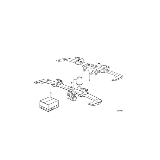 Genuine BMW 51122231623 E39 E34 E38 Clamp M TECHNIC (Inc. 735iL) | ML Performance US Car Parts